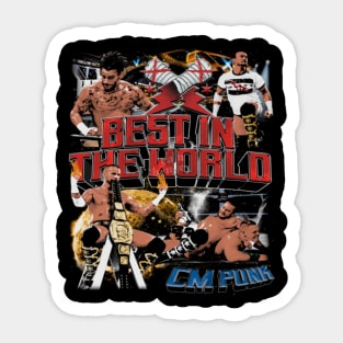 CM Punk Best In The World Sticker